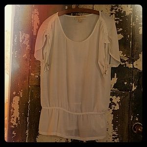 White loose Michael Kors top